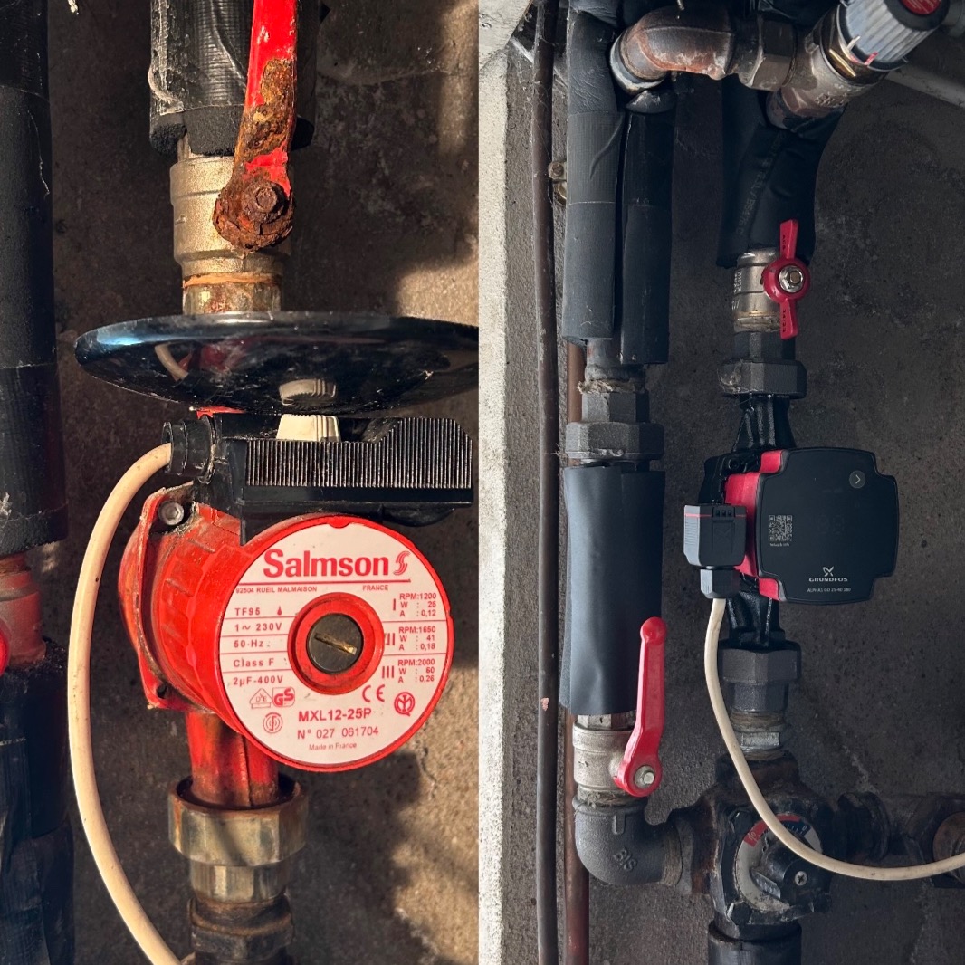 Remplacement de circulateur – ARKEL Énergie