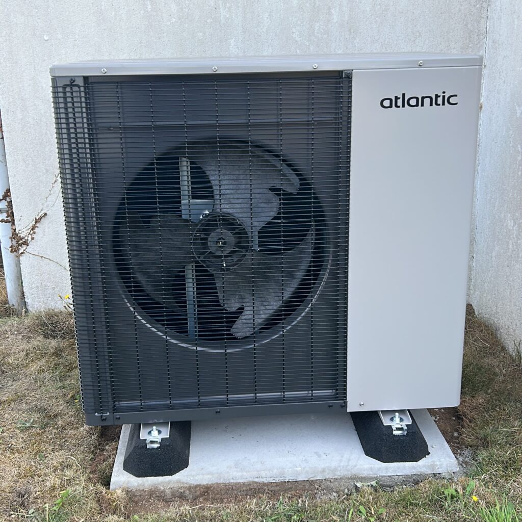 Pompe à chaleur installée